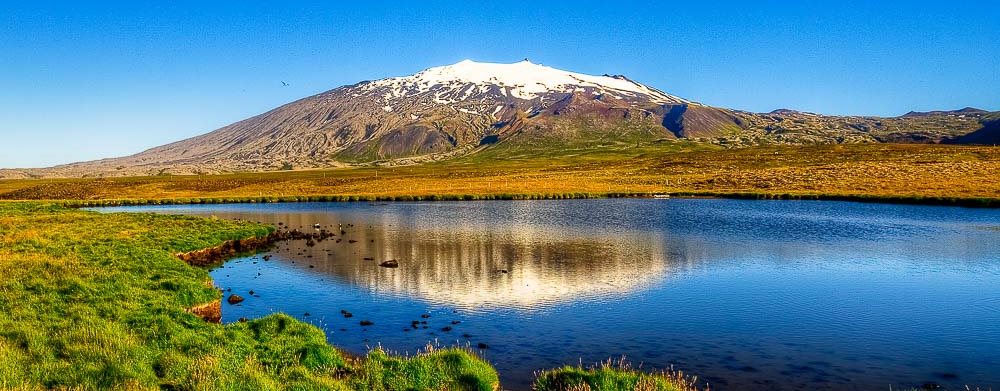 Snæfellsjökull glacier in West of Iceland. Photo: Axel Kristinsson on Wikimedia