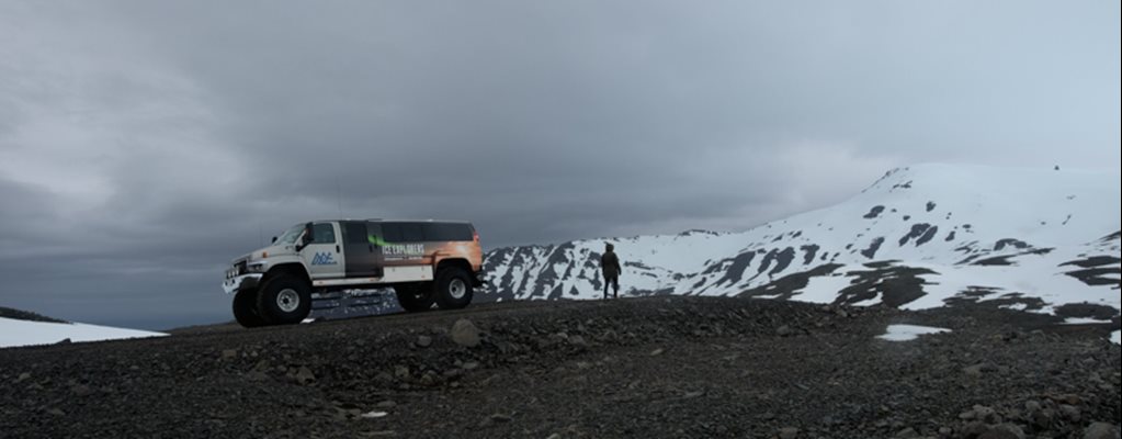 On A Super Jeep Ride To See The Mighty Vatnajokull Glacier