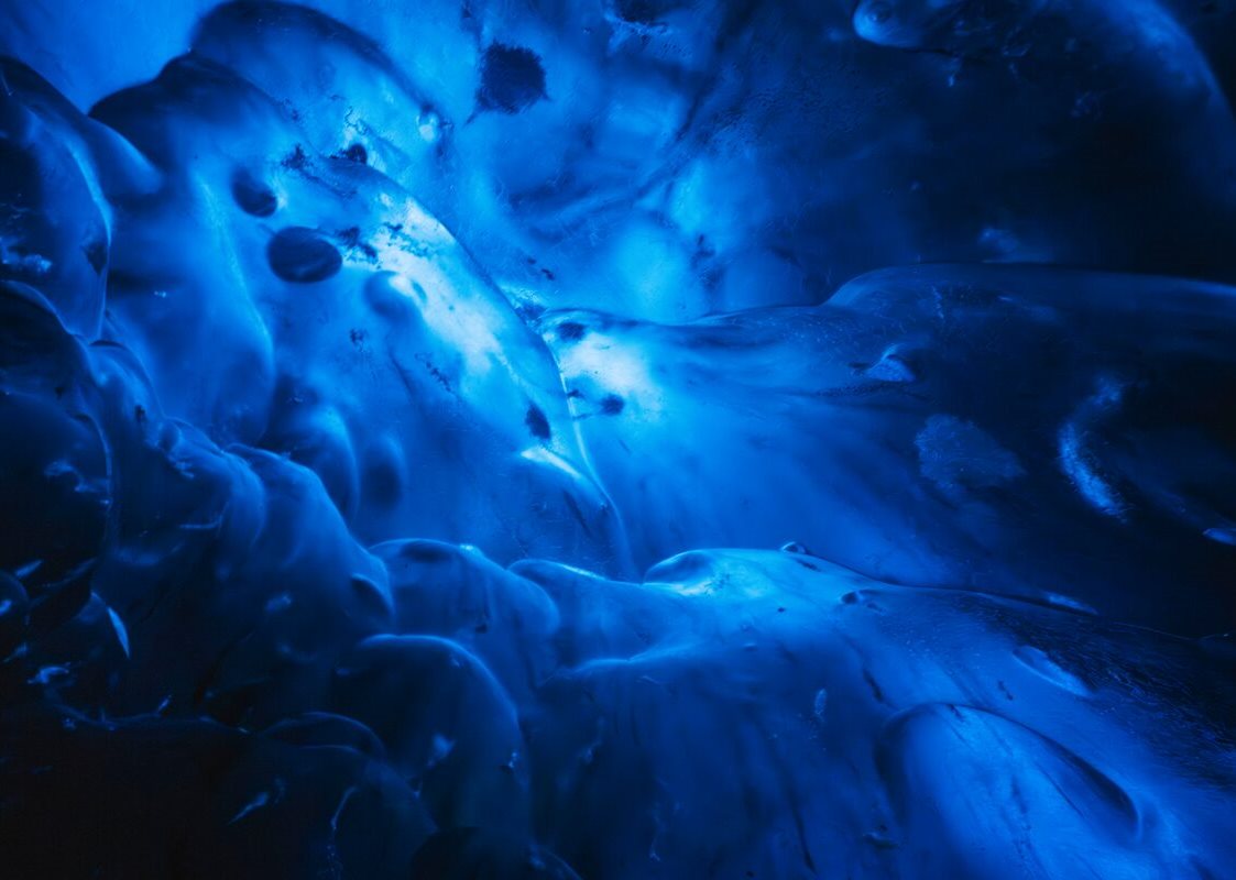Crystal Ice Cave walls beautiful pattern Crystal Ice Cave walls beautiful pattern