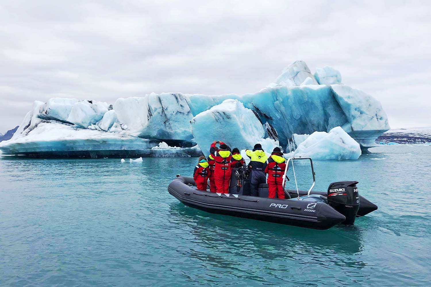 zodiac boat tour iceland