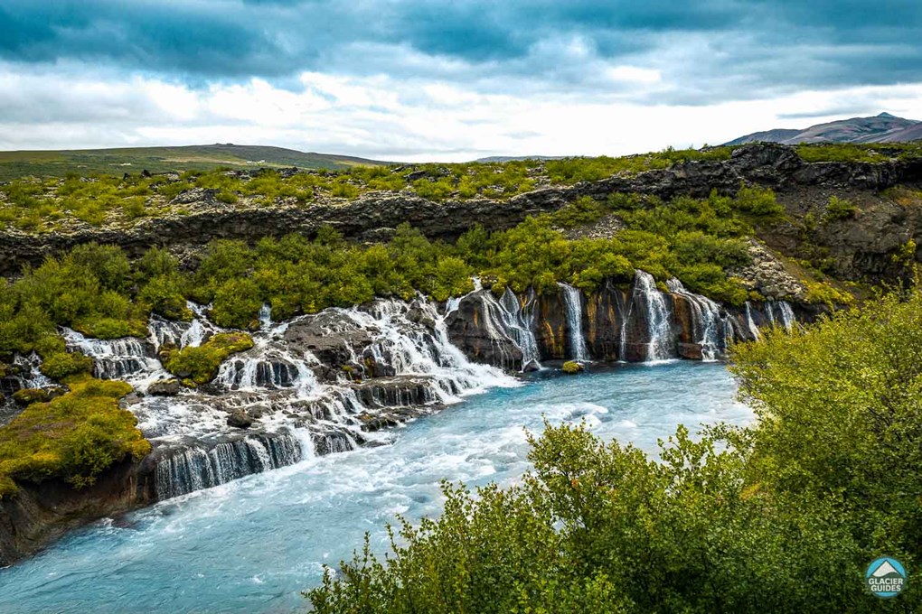 Hraunfossar Waterfall